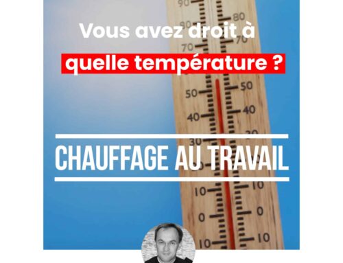 Chauffage au travail : vous avez droit à quelle température ?